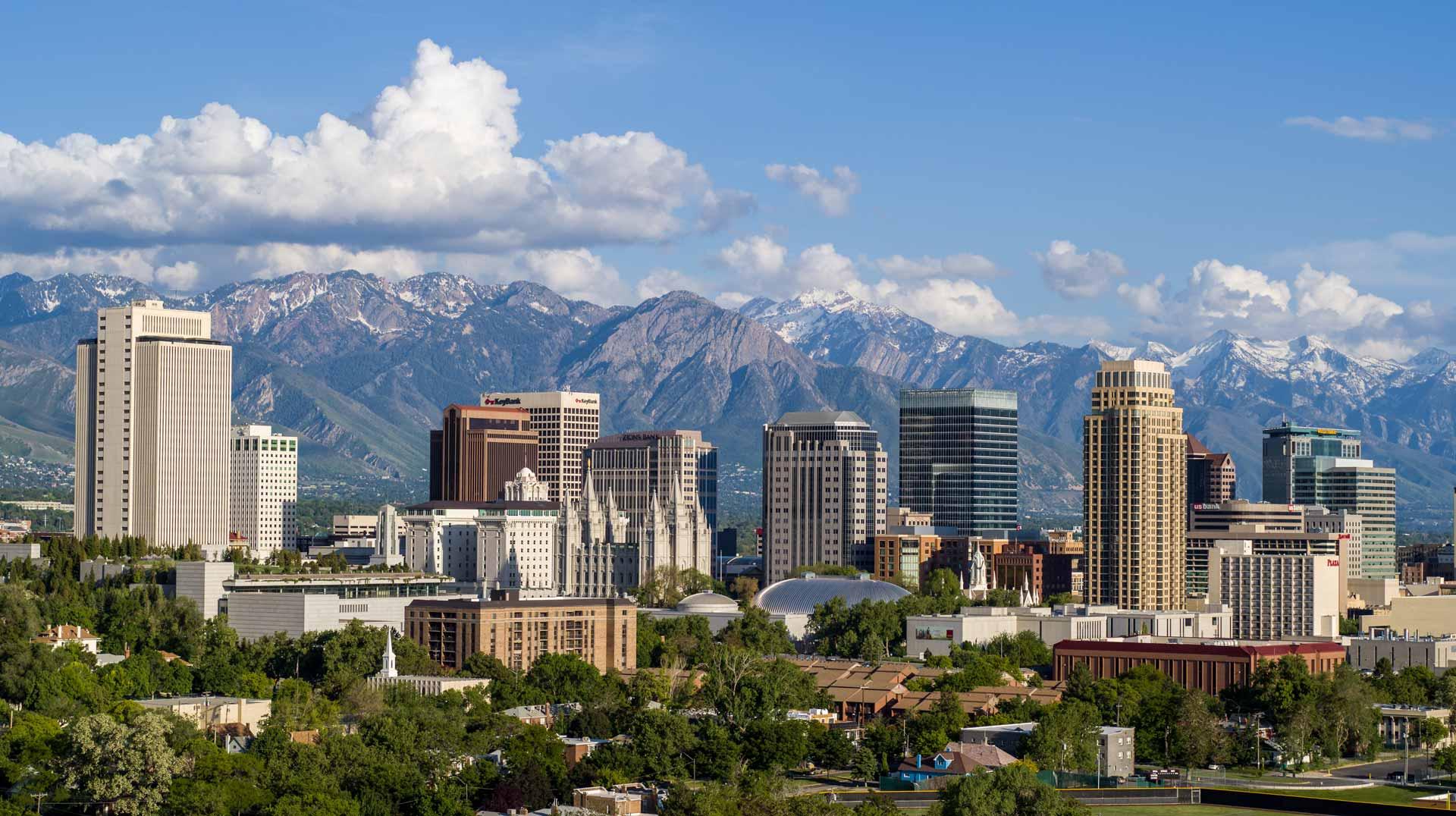 City Skyline in Utah